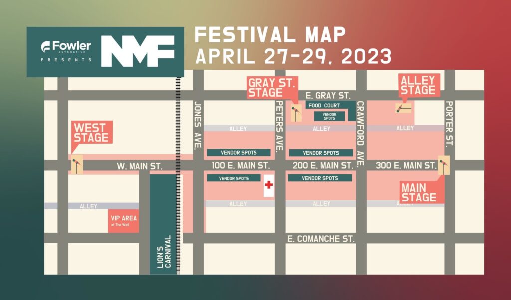 NMF Festival Map