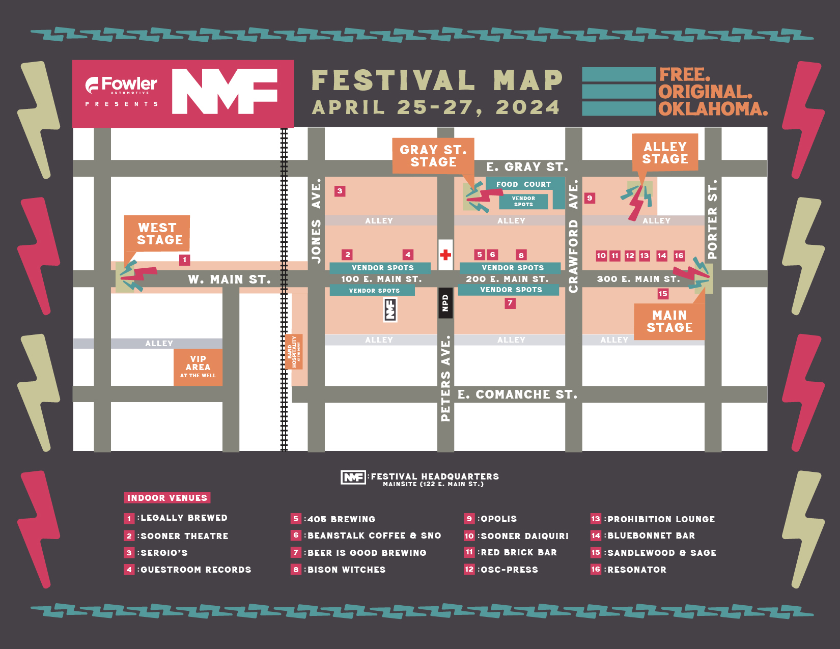 2024 Festival Map