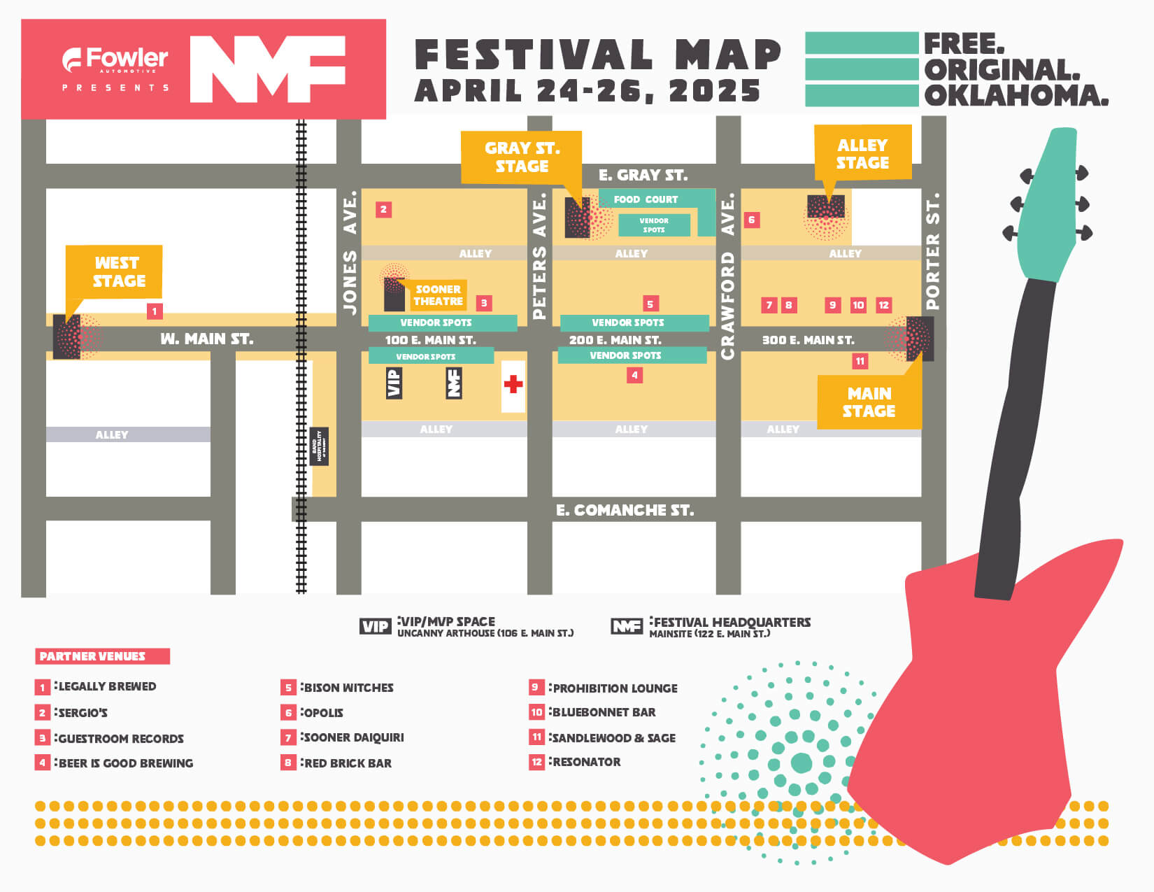 NMF Festival Map 2025