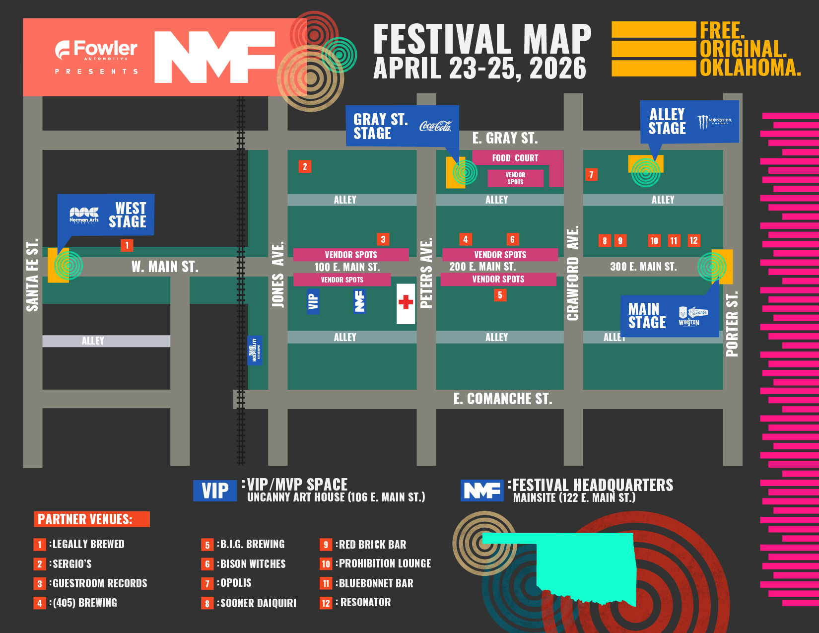 2026 NMF Festival Map