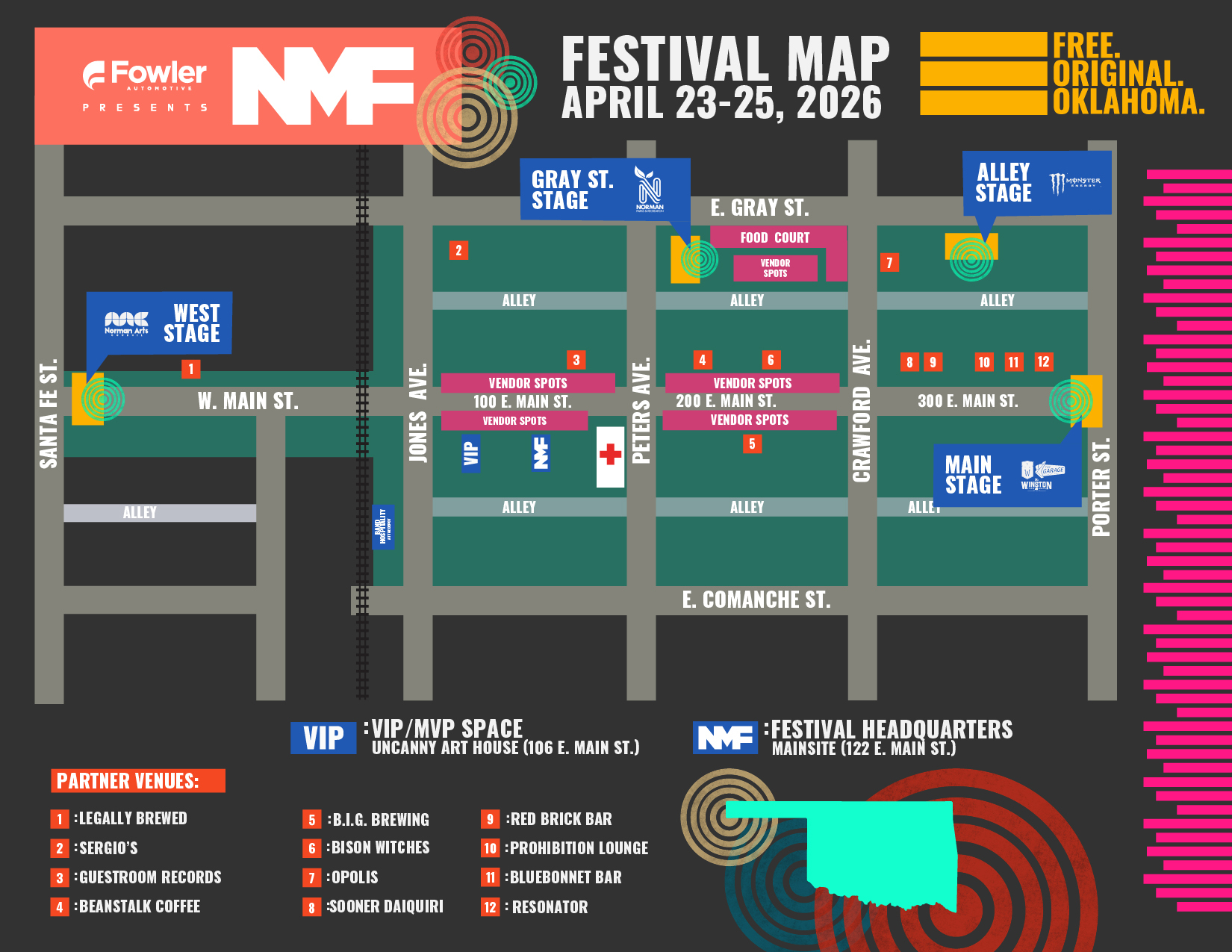 2026 NMF Festival Map